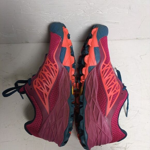 Merrell Women’s 8.5 Red All Out Terra Light Wash Walking Trail Running Shoes - Picture 8 of 10